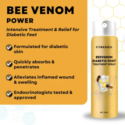 CVREOZ® Bee Venom Diabetic Foot Treatment Spray