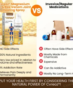 Cvreoz® Magnesium Oil & Bee Venom Joint Healing Spray