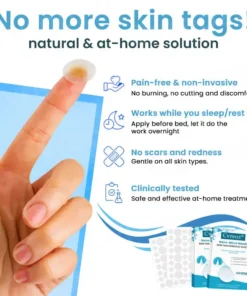 Cvreoz® Nano-Micro Needle Skin Tags Removal Patches