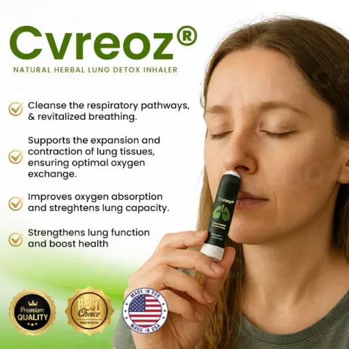 Cvreoz® Natural Herbal Lung Detox Inhaler