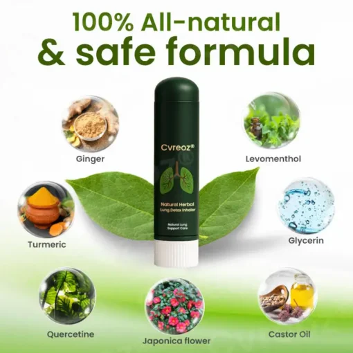 Cvreoz® Natural Herbal Lung Detox Inhaler