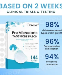 Cvreoz® Pro Microdarts Tags'gone Patch