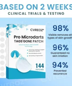 CVREOZ® Advanced Pro Microdarts Tags'Gone Patch