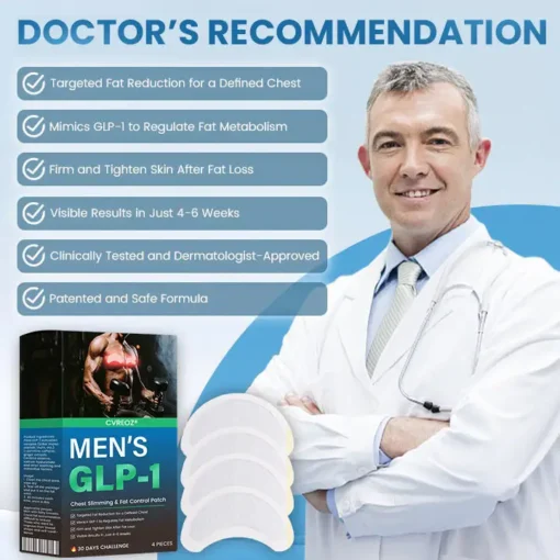 CVREOZ® Men’s GLP-1 Chest Slimming & Fat Control Patch