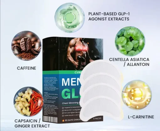 CVREOZ® Men’s GLP-1 Chest Slimming & Fat Control Patch