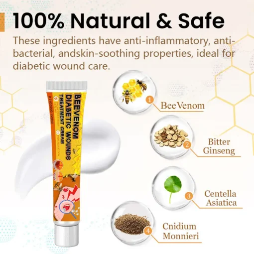 Cvreoz™ Bee Venom Diabetic Wounds Treatment Cream