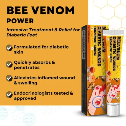 Cvreoz™ Bee Venom Diabetic Wounds Treatment Cream