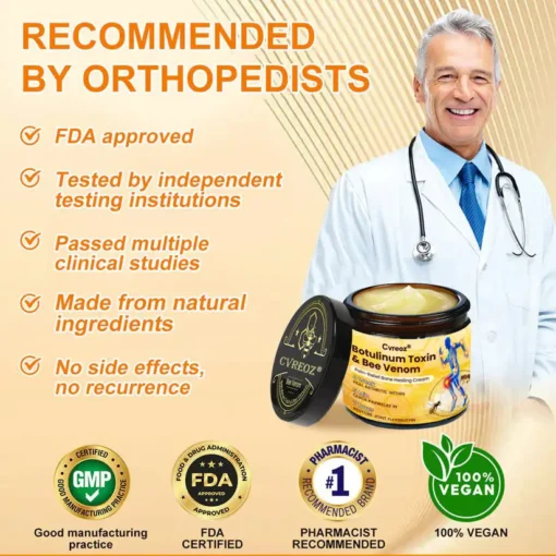 Cvreoz® Botulinum Toxin & Bee Venom Pain-Relief Bone Healing Cream