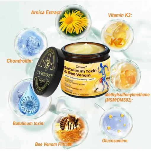 Cvreoz® Botulinum Toxin & Bee Venom Pain-Relief Bone Healing Cream