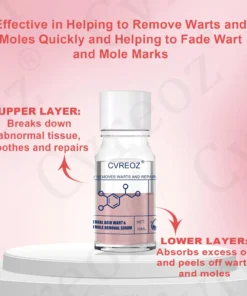 Cvreoz® Dual Acid Wart & Mole Removal Serum