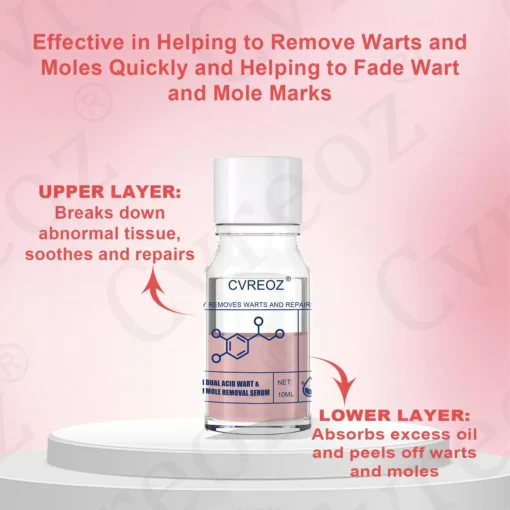 Cvreoz® Dual Acid Wart & Mole Removal Serum