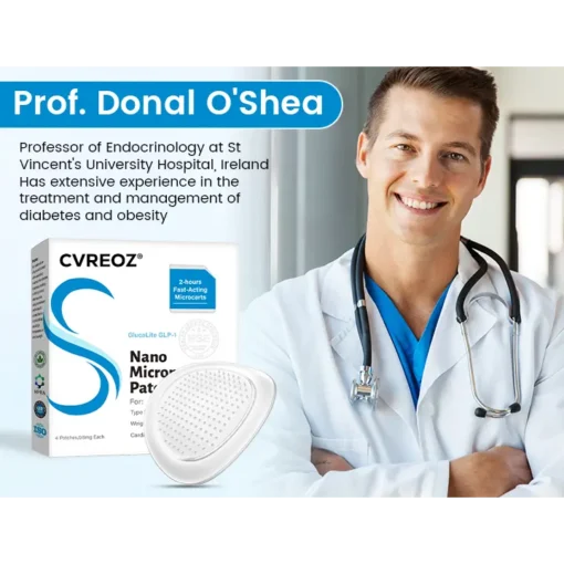 Cvreoz® GlucaLite GLP-1 Nano Microneedle Patch