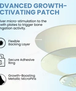 Cvreoz® HeightBoost MicroPin Growth & Stretch Patch