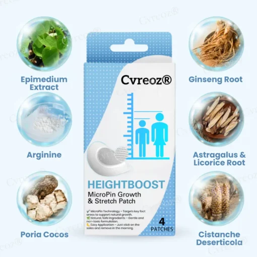 Cvreoz® HeightBoost MicroPin Growth & Stretch Patch