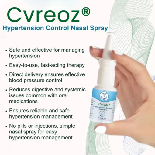 Cvreoz® Hypertension Control Nasal Spray
