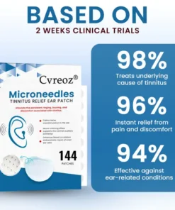 Cvreoz® Microneedles Tinnitus Relief Ear Patch