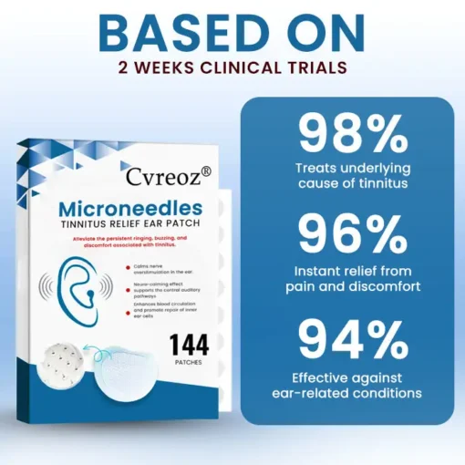 Cvreoz® Microneedles Tinnitus Relief Ear Patch