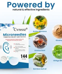 Cvreoz® Microneedles Tinnitus Relief Ear Patch