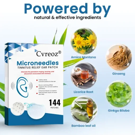 Cvreoz® Microneedles Tinnitus Relief Ear Patch