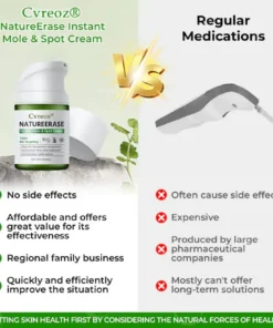 Cvreoz® NatureErase Instant Mole & Spot Cream