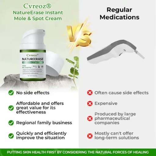 Cvreoz® NatureErase Instant Mole & Spot Cream