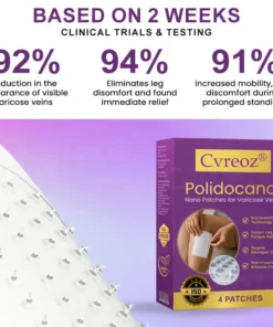 Cvreoz® Polidocanol Nano Patches for Varicose Veins