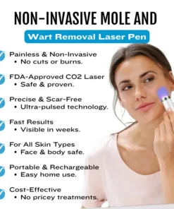 Cvreoz® SpotlessDerm Mole and Wart Laser Pen