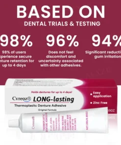 Cvreoz® Thermoplastic Denture Adhesive