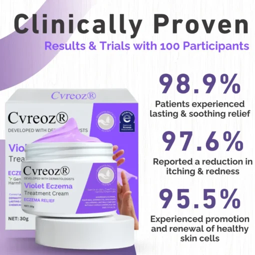 Cvreoz® Violet Eczema Treatment Cream