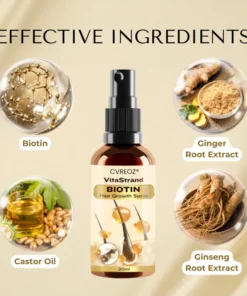 Cvreoz® VitaStrand Biotin Hair Growth Spray