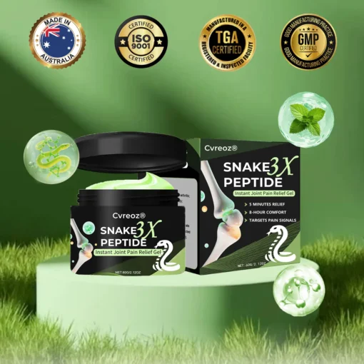 Cvreoz®SNAKE PEPTIDE 3X Instant Joint Pain Relief Gel