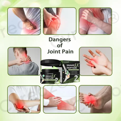 Cvreoz®SNAKE PEPTIDE 3X Instant Joint Pain Relief Gel