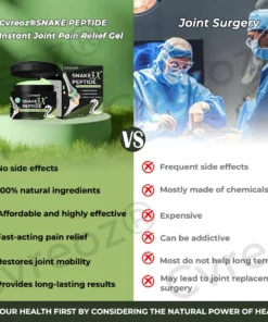 Cvreoz®SNAKE PEPTIDE 3X Instant Joint Pain Relief Gel