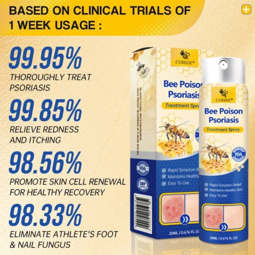 CVREOZ® Bee Poison Psoriasis Treatment Spray