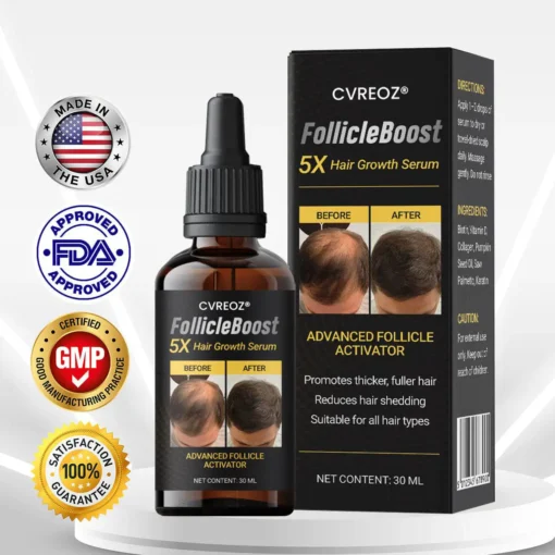 CVREOZ® FollicleBoost 5X Hair Growth Serum