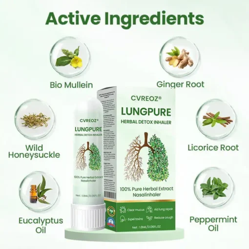 CVREOZ® LungPure Herbal Detox Inhaler