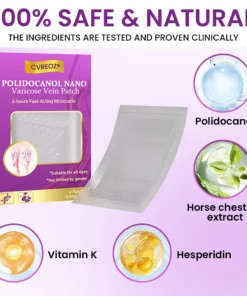 CVREOZ® Polidocanol Nano Varicose Vein Patch