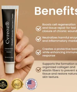 Cvreoz® Advanced Wound Healing Cream for Diabetic Skin