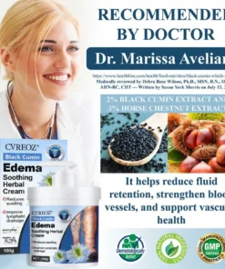 Cvreoz® Black Cumin Edema Soothing Herbal Cream