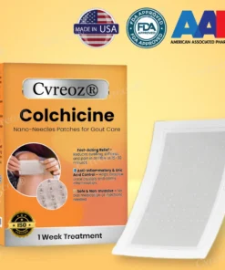 Cvreoz® Colchicine Nano-Needles Patches for Gout Care