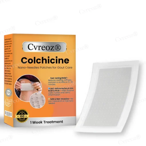 Cvreoz® Colchicine Nano-Needles Patches for Gout Care