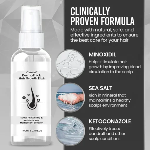 Cvreoz® DermaThick Hair Growth Elixir