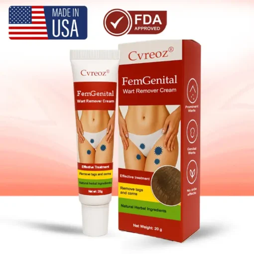 Cvreoz® FemGenital Wart Remover Cream