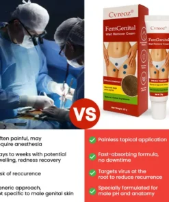 Cvreoz® FemGenital Wart Remover Cream