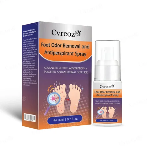 Cvreoz® Foot Odor Removal and Antiperspirant Spray