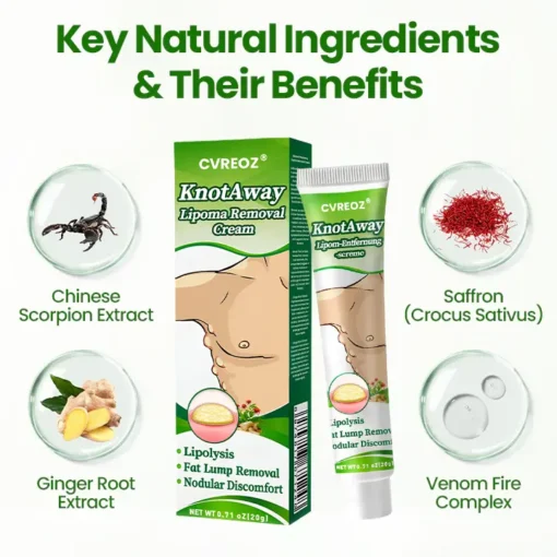 Cvreoz® KnotAway Lipoma Removal Cream
