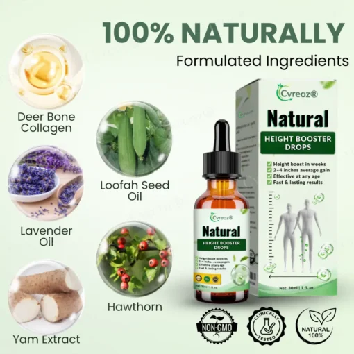 Cvreoz® Natural Height Booster Drops