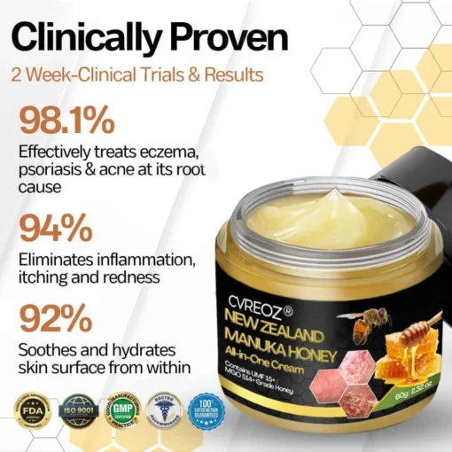Cvreoz® New Zealand Manuka Honey All-in-One Cream