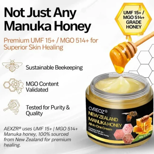 Cvreoz® New Zealand Manuka Honey All-in-One Cream
