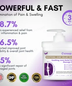 Cvreoz® Turmeric & Emu Oil Arthritis Soothing Pain Relief Massage Gel